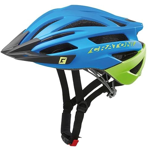 CRATONI 718184VAR - Casque de vélo Agravic MTB Couleur AZU/LIM Taille 54-58