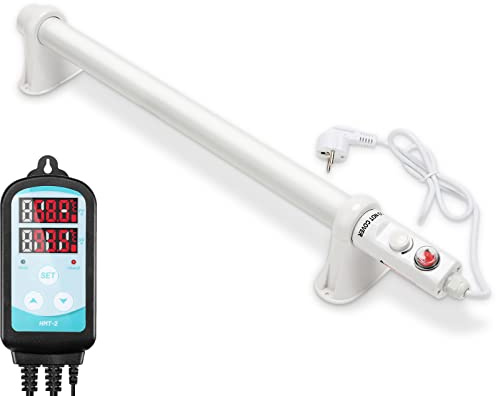 Jopassy Riscaldamento a serra da 90 W con termostato a serra, riscaldamento elettrico per serre con incorporato, ideale per armadi e serre