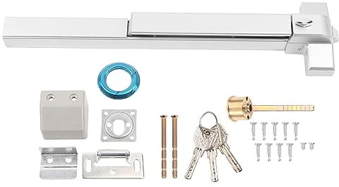 Syrisora Barre de sortie anti-panique 65 cm en acier inoxydable 304 pour hôtels, écoles