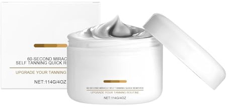 Tan Remover Self, Rose Caramel Frosted Cream, 60 Second Miracle Self Tan Remover & Exfoliating Tan Eraser Body Scrub, For Post Sun Care Joint Dullness Care And Body Care (1PC, 114G)