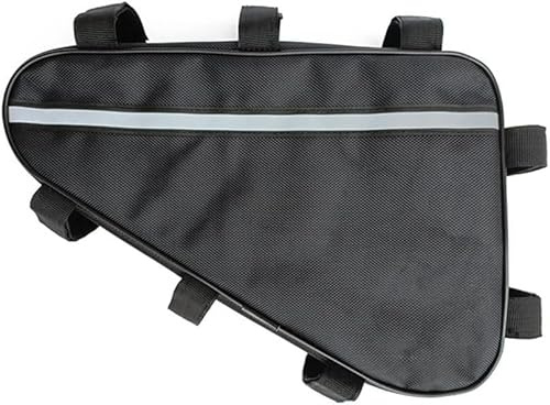 Bike Triangle Bag for Frame Storage – Waterproof Reflective Bicycle Frame Bags, 12x9 Side Opening Top Tube Pouch for Road MTB Cycling Gear, Durable Corner Bag for Tools, Phone, and Essentials