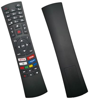 Replacement TV Remote Control for Bush/Vestel/Nordmende Smart TV LED LCD HDTV - No Setup Needed