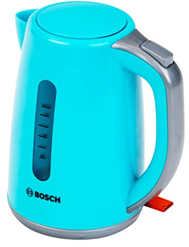 Theo Klein Bosch Bouilloire électrique I Accessoires de Cuisines pour Enfants I Peut être remplie d'eau I Dimensions : 14,5 cm x 9,5 cm x 15,5 cm I Jouet pour Enfants à partir de 3 Ans