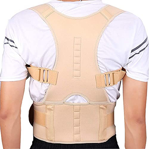Haltungskorrektur, Glätteisen für den oberen Rücken, Schlüsselbein-Stützschlinge für Damen und Herren, verstellbarer Schulter-Nacken-Brust-Stützkörper-Shaper-Gürtel für die richtige Haltung und