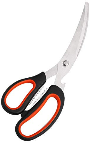 Windmilne Tijeras de Cocina de Acero Inoxidable afiladas, Tijeras para Alimentos, Tijeras para el hogar, Tijeras para mariscos, Pollo, Pescado, Pizza y Carne.