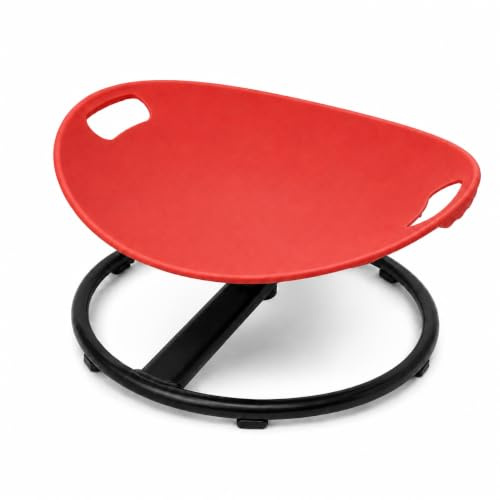 TopHomer Sedia per bambini con funzione di equilibrio, girevole a 360°, sensoriale, per autismo e ADHD, sollievo dalla cinetosi, con maniglie di sicurezza e base stabile, sedia per attività per