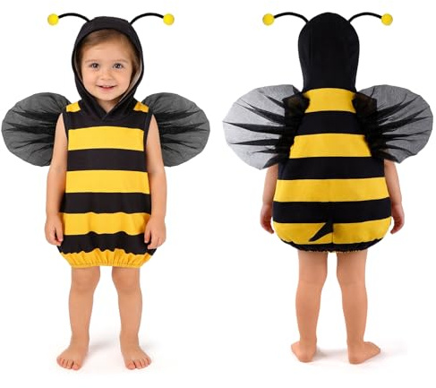 Beipegin Dinosaurie Bee Dinosaurie Kostym För Pojke Flicka Bodysuit Sparkdräkt Baby karneval Klänning Halloween Fest 0-3 År