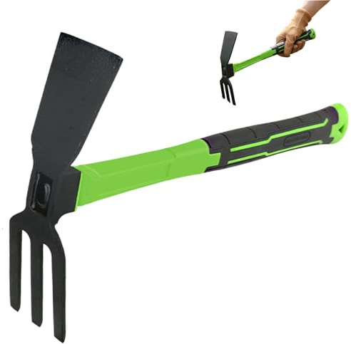 Pick Axes for Digging 16.9 inch Double Side Garden Hoe Heavy Duty with Non-Slip Handle Mattock for Gardening, Landscaping, Yard Work, and Outdoors Style 1