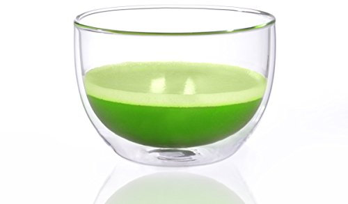Matcha Schale/Matcha Teeschale 400ml aus doppelwandigem Thermo-Glas, Original Aricola®