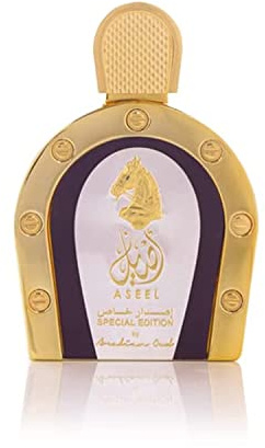 Arabian Oud perfume | Aseel Special Edition 110ml, Unisex Fragrance For Him and For Her, Luxury Perfume, Eau de Parfum EDP with Ambergris, Vanilla, Praline, Rose