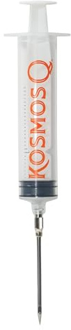 Kosmos Q Meat Marinade Injector, Easy Grip Syringe With Stainless Steel Needle For Flavoring Brisket, Chicken, Turkey, Pork, Roast & Ribs, Ideal For Grilling, Smoking, Roasting & Outdoor Cooking, 2 Oz