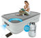 Huddle® Luxury NEVER DEFLATE Single Air Bed with Patented Dual Pump SlumberGuard™ Premium Technology | Inflatable Mattress with built-in pump | Comfortable Inflatable Mattress