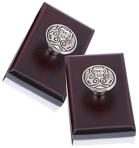 AOKWAWALIY Tintenabsorber-Tinte für Füllfederhalter, Schreibzubehör, Löschpapier, Bürostempel, klein, Vintage-Stil, Schreiben, kreativer Stempel, Wippe, Studenten, Holzkunstbedarf, Schreibtisch, 2