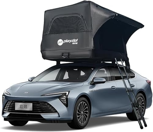 TentHome Tienda Techo Coche 2-3 Personas Inflable, Tienda de Campaña para el Techo de Coche, Portatil, Ligera, Anti UV, Impermeable, Montaje Rapido (1)
