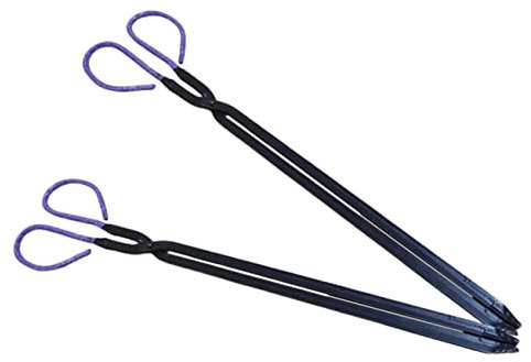 LOORGVEL 2piezas Pinzas Para Fuego De Carbón Herramientas Para Recoger Basura Pinzas Hogar