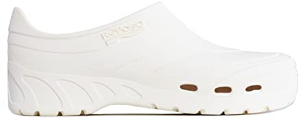 REPOSA Smart - Scarpe Sanitarie Donna e Uomo in Gomma con Chiusura Tallone e Solette, Zoccoli Sanitari Donna e Uomo Comode Anatomiche e Antishock, Scarpe da Lavoro Sanitario con Fori Laterali