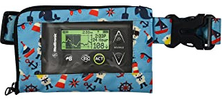 Cinturón de bomba de insulina con ventana para niños - Dia-Children's Pump Belt - SAILORS (63-85 CM)