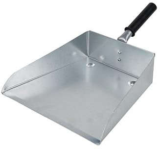 Cofan Recogedor metálico | Mango Corto | Pala de Chapa galvanizada | Diseño práctico | Altura: 7 cm (1)