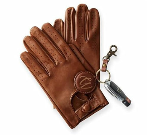 COLOURLINX Herrhandskar i läder för körning Chauffur vintage retro stil ofodrad körhandskar - bil körhandskar - mjuka äkta lammskinn kvalitet läderhandskar, SOLBRÄNNA, S