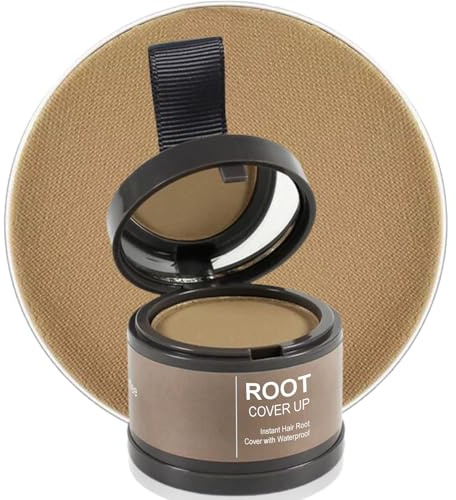 Hair Root Touch Up Powder - Enhance Hairline Color Shadow to Cover Gray - Thin Hair Solution in Light Coffee 4g