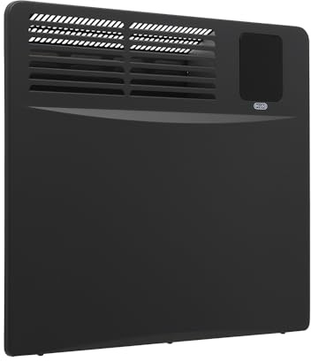 ECOSO Elio 1000W Anthracite UK Plug WiFi Convector Panel Smart Electric Heater - 420mm x 475mm
