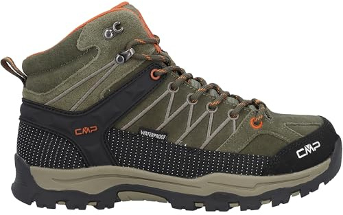 CMP Kids Rigel Mid Trekking Shoes Wp, Scarpe da trekking Unisex - Bambini e ragazzi, Salvia Oliva, 40 EU