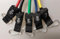 14-teiliges Widerstandsbänder/Fitnessbänder Set – Resistance Bands aus Naturkautschuk mit Griffen & Türanker für Krafttraining, Pilates & Physiotherapie (14-teiliges Set)