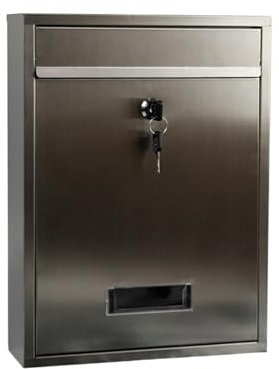 Letter Box Post Box Letterbox Wall Mounted Mailbox Post Box For Wall And Fence Viewing Windows Large Capacity Mailbox Mail Boxes Outdoor