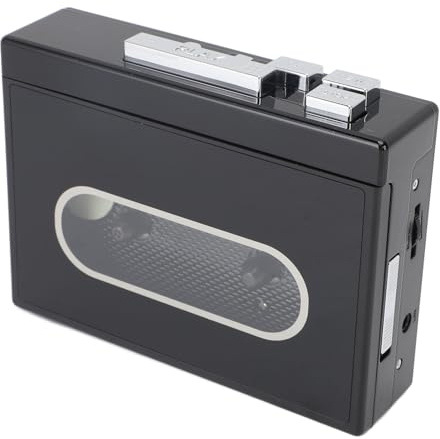 Convertidor de Grabadora de Reproductor de Cassette Portátil de Topincn con Automático, Radio FM, Toma de Auriculares de 3.5 Mm, Grabadora de Cinta Vintage para Casa