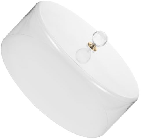 WATIIFUFU Cloche À Gâteau Acrylique avec Poignée Couverture Alimentaire Réutilisable Et Élégante pour Gâteaux Desserts Et Fruits Protection La Poussière pour Fêtes Et Événements