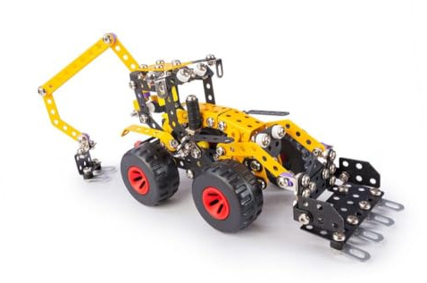 Constructor Pro Noah – Metal Construction Set – 434 Pieces – Multi-Accessory Vehicle to Assemble – Expert Set from 8 Years