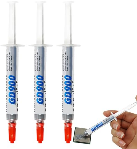 AuraBeen Thermal Paste for CPU (GD900), High-Performance Thermal Compound with High Heat Conductivity for IC/CPU/All Coolers, CPU Heat Paste with Distinctive Piston Design (3g)