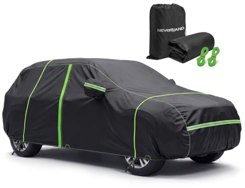 NEVERLAND Funda SUV XL PEVA 6000Pa Impermeable Antigranizo, con Cremallera