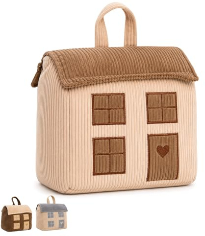 Virsus Fermaporta CASA da pavimento 9862, accessorio decorativo, fermaporte in poliestere peso 1,2 kg con imbottitura pesante, per porte e finestre (Rosa con dettagli Marrone)