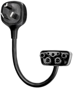 LENZ NEMA 10-30 Adapter: Compatible ONLY with Tesla Mobile Charger Gen 2 & 3, This Adapter Plugs into Your 240 V 10-30 Outlet at 24 Amps (Verify Before Purchase) – 16-Inch Length