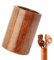 trabag Porte-ustensiles de cuisine rond en bois - Organisateur de baguettes - Pour spatule, couverts, cuillères (15 x 8,7 cm)
