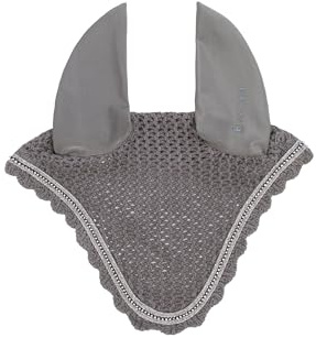 Cavallo Jetty Horsefashion 2025 - Orecchie da mosca in jersey funzionale, colore: tortora