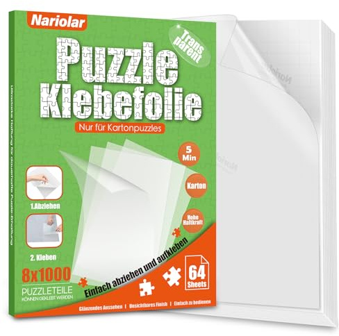 Nariolar Ultra-haftende Transparente Puzzle Klebefolie