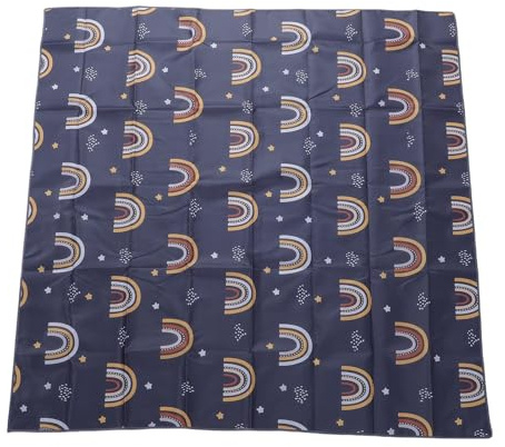 GLOGLOW Tapis de Jeu pour bébé, Tapis d'activité pour bébé, Grand Tapis D'éveil pour bébé, Doux, Antidérapant, Pliable, Portable, Support en Latex texturé pour une Utilisation en