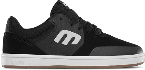 Etnies Kids Marana, Chaussures de Skateboard mixte enfant - Noir (968-Black/Gum/White 968), 37.5 EU