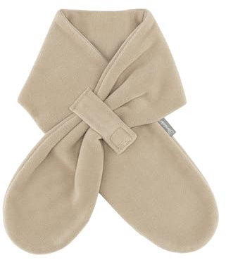 Sterntaler Schal aus Microfleece, gefüttert, mit Klettverschluss, zum Durchziehen - unisex Accessoires für Babys & Kleinkinder - warm, bequem und praktisch - beige, Gr. 80cm