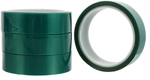 Gatuida 4rolls High Temperature Insulation Tape Electrical Narrow Heat Shrink Sublimation Pet Material