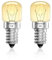 Aurahome Ampoule à Sel E14, Ampoule pour Four 25W, résistante à 300 degrés, 150LM 2400k Ampoule E14 Blanc Chaud pour Réfrigérateur, Lampe à Sel/Lampe pour Four, 230V