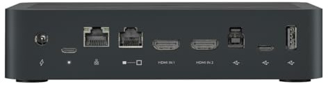 Logitech Rally Table Hub (993-001952) Appareil de vidéoconférence pour systèmes Rally/Rally Plus – Analyse audio à partir de jusqu'à 7 micros, USB Type A, B et C, 2 x HDMI, RJ-45, Bluetooth (renouvelé