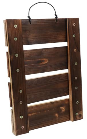 HEMOTON Wandpflanzer Hirschhornfarn Montagebrett für Vertikale Pflanzen Rustikale Wanddekoration für Orchideen und Kletterpflanzen Leicht und Langlebig Platzsparend für Innenräume