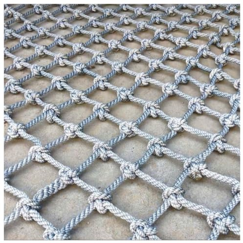 Outdoor Kletternetz Heavy Duty Anti-Fall Net Spielplatz Schaukel WebseilKletterseil Leiternetz für Kinder Erwachsene(10mm-12cm,1X2m/3.3X6.6ft)