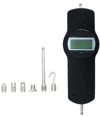 Medidor de fuerza digital portátil, medidor empuje y tracción, instrumentos medición for la enseñanza física mecánica en laboratorios escolares Para Física Mecánica(300N)
