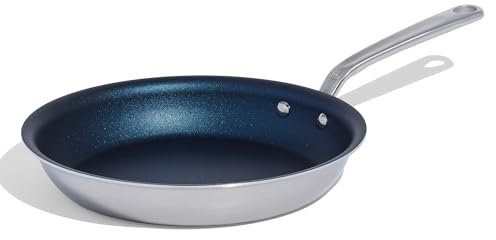 Made In Cookware | ProCoat 10 Non Stick Frying Pan (Harbour Blue) | 5 Ply Stainless Clad Nonstick | Professional Cookware | Induction Compatible