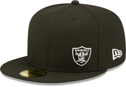 New Era Cap 59FIFTY Herren Basecap NFL Limited Edition (Las Vegas Raiders, schwarz, 7 1/2)