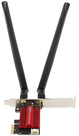 Tarjeta WiFi 7260AC Pro PCIE para PC de Escritorio, 1200Mbps de Doble Banda 5G/2,4G Bluetooth 4,0 Tarjeta PCIE WiFi Adaptador de Red Inalámbrica para
